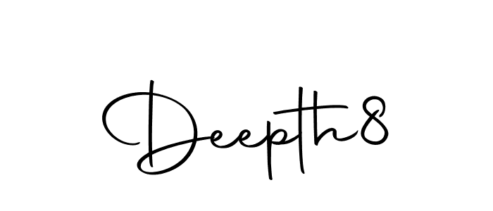 How to make Deepth8 name signature. Use Autography-DOLnW style for creating short signs online. This is the latest handwritten sign. Deepth8 signature style 10 images and pictures png