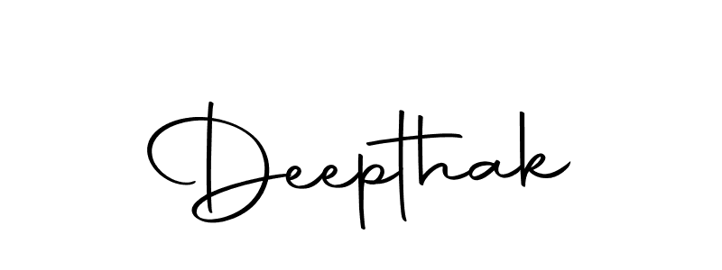 Make a beautiful signature design for name Deepthak. With this signature (Autography-DOLnW) style, you can create a handwritten signature for free. Deepthak signature style 10 images and pictures png