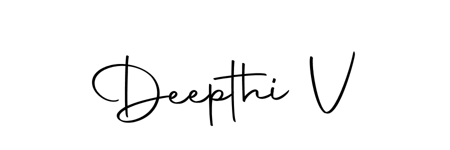 Make a beautiful signature design for name Deepthi V. With this signature (Autography-DOLnW) style, you can create a handwritten signature for free. Deepthi V signature style 10 images and pictures png