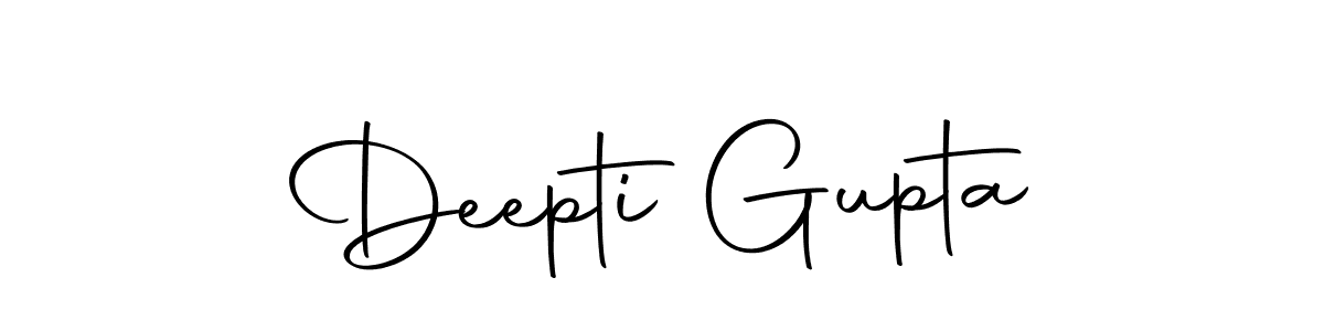 Create a beautiful signature design for name Deepti Gupta. With this signature (Autography-DOLnW) fonts, you can make a handwritten signature for free. Deepti Gupta signature style 10 images and pictures png