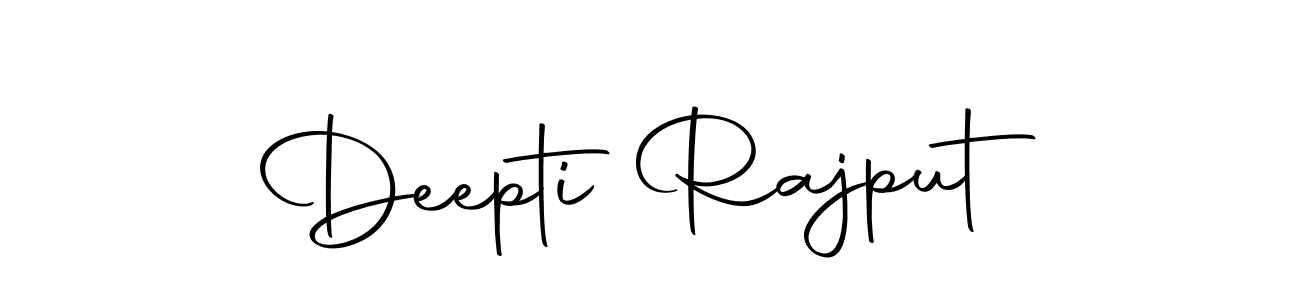 Create a beautiful signature design for name Deepti Rajput. With this signature (Autography-DOLnW) fonts, you can make a handwritten signature for free. Deepti Rajput signature style 10 images and pictures png