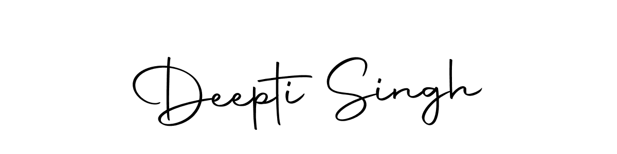 Create a beautiful signature design for name Deepti Singh. With this signature (Autography-DOLnW) fonts, you can make a handwritten signature for free. Deepti Singh signature style 10 images and pictures png