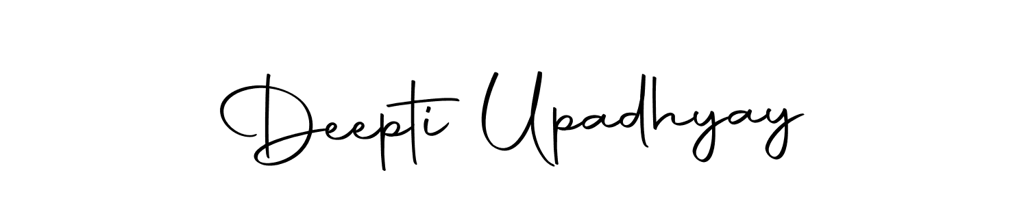 Make a beautiful signature design for name Deepti Upadhyay. With this signature (Autography-DOLnW) style, you can create a handwritten signature for free. Deepti Upadhyay signature style 10 images and pictures png