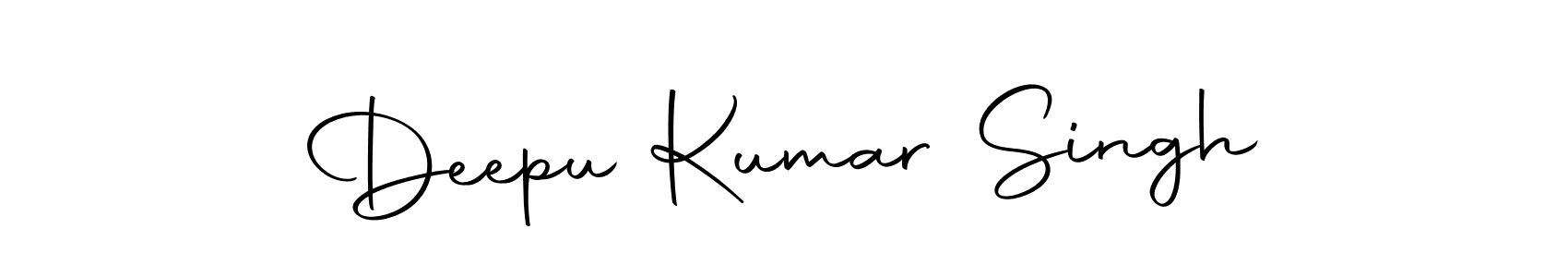 Make a beautiful signature design for name Deepu Kumar Singh. With this signature (Autography-DOLnW) style, you can create a handwritten signature for free. Deepu Kumar Singh signature style 10 images and pictures png