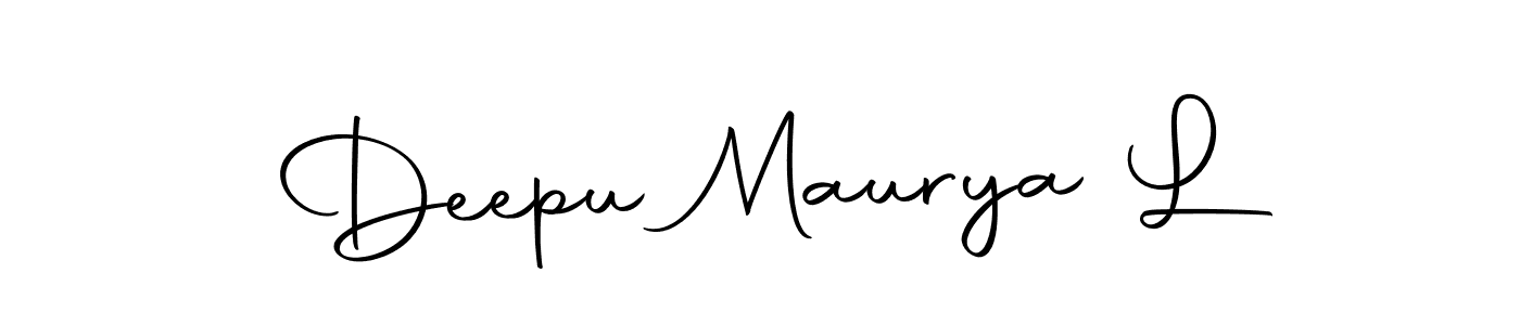 You can use this online signature creator to create a handwritten signature for the name Deepu Maurya L. This is the best online autograph maker. Deepu Maurya L signature style 10 images and pictures png