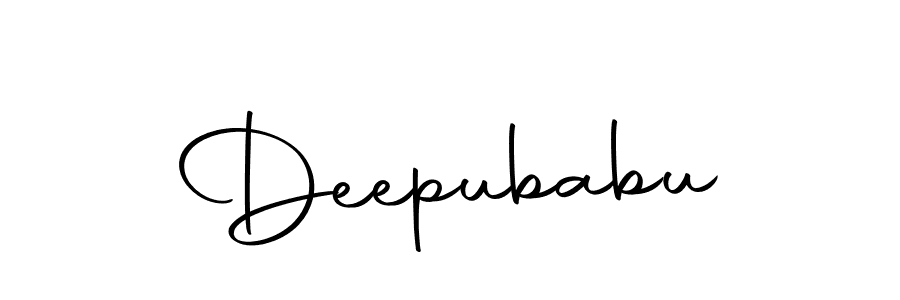 How to make Deepubabu signature? Autography-DOLnW is a professional autograph style. Create handwritten signature for Deepubabu name. Deepubabu signature style 10 images and pictures png