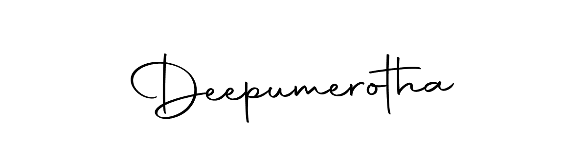 How to make Deepumerotha signature? Autography-DOLnW is a professional autograph style. Create handwritten signature for Deepumerotha name. Deepumerotha signature style 10 images and pictures png