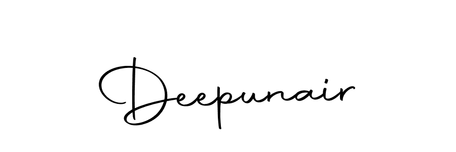 The best way (Autography-DOLnW) to make a short signature is to pick only two or three words in your name. The name Deepunair include a total of six letters. For converting this name. Deepunair signature style 10 images and pictures png