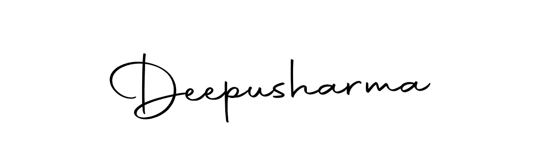 Design your own signature with our free online signature maker. With this signature software, you can create a handwritten (Autography-DOLnW) signature for name Deepusharma. Deepusharma signature style 10 images and pictures png