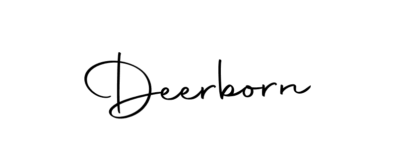 How to make Deerborn signature? Autography-DOLnW is a professional autograph style. Create handwritten signature for Deerborn name. Deerborn signature style 10 images and pictures png