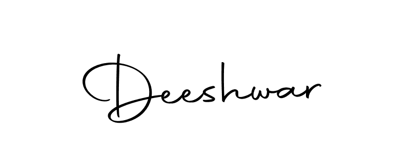 Create a beautiful signature design for name Deeshwar. With this signature (Autography-DOLnW) fonts, you can make a handwritten signature for free. Deeshwar signature style 10 images and pictures png