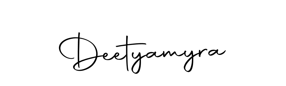 How to make Deetyamyra signature? Autography-DOLnW is a professional autograph style. Create handwritten signature for Deetyamyra name. Deetyamyra signature style 10 images and pictures png