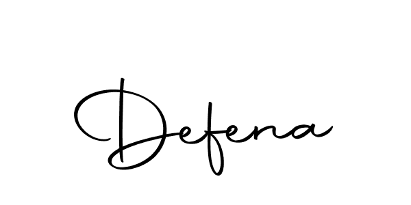 How to make Defena name signature. Use Autography-DOLnW style for creating short signs online. This is the latest handwritten sign. Defena signature style 10 images and pictures png