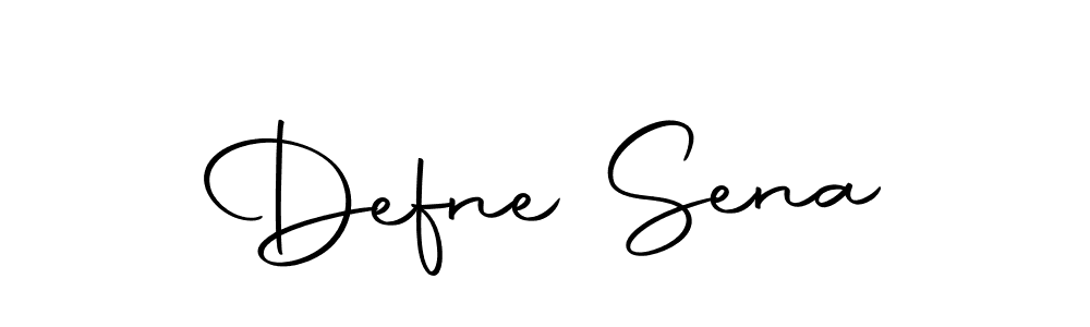 The best way (Autography-DOLnW) to make a short signature is to pick only two or three words in your name. The name Defne Sena include a total of six letters. For converting this name. Defne Sena signature style 10 images and pictures png