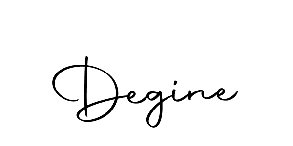 Make a beautiful signature design for name Degine. With this signature (Autography-DOLnW) style, you can create a handwritten signature for free. Degine signature style 10 images and pictures png