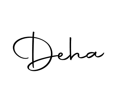You should practise on your own different ways (Autography-DOLnW) to write your name (Deha) in signature. don't let someone else do it for you. Deha signature style 10 images and pictures png