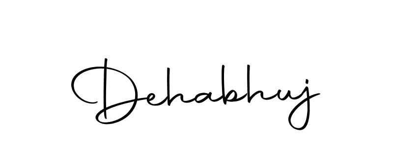 How to make Dehabhuj name signature. Use Autography-DOLnW style for creating short signs online. This is the latest handwritten sign. Dehabhuj signature style 10 images and pictures png