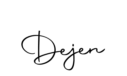 Also we have Dejen name is the best signature style. Create professional handwritten signature collection using Autography-DOLnW autograph style. Dejen signature style 10 images and pictures png