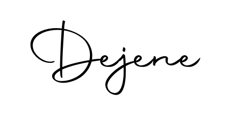 Discover how Dejene looks in an executive cursive font (Autography-DOLnW). Perfect for legal documents, invoices, and certificates. Dejene signature style 10 images and pictures png