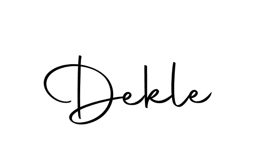 Autography-DOLnW is a professional signature style that is perfect for those who want to add a touch of class to their signature. It is also a great choice for those who want to make their signature more unique. Get Dekle name to fancy signature for free. Dekle signature style 10 images and pictures png