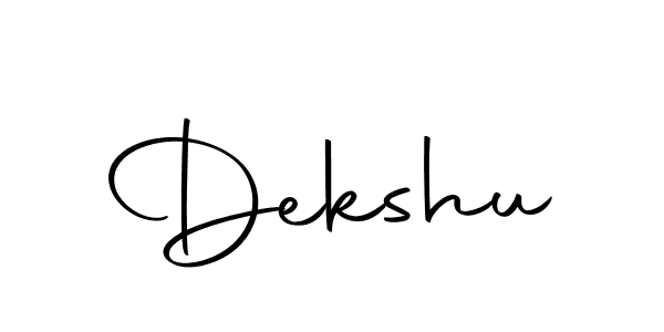 Also we have Dekshu name is the best signature style. Create professional handwritten signature collection using Autography-DOLnW autograph style. Dekshu signature style 10 images and pictures png