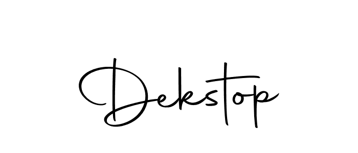 Also we have Dekstop name is the best signature style. Create professional handwritten signature collection using Autography-DOLnW autograph style. Dekstop signature style 10 images and pictures png