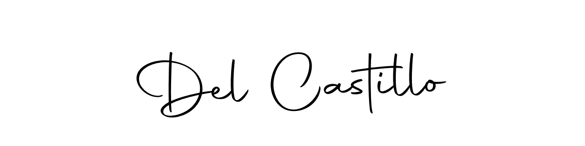 Design your own signature with our free online signature maker. With this signature software, you can create a handwritten (Autography-DOLnW) signature for name Del Castillo. Del Castillo signature style 10 images and pictures png