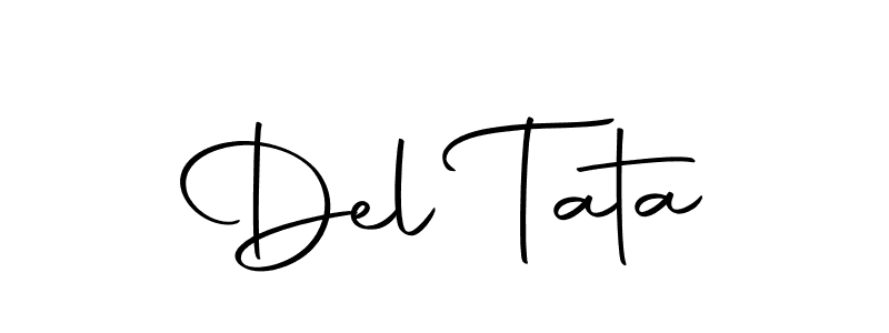 Design your own signature with our free online signature maker. With this signature software, you can create a handwritten (Autography-DOLnW) signature for name Del Tata. Del Tata signature style 10 images and pictures png