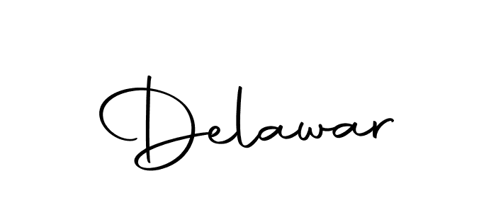 Use a signature maker to create a handwritten signature online. With this signature software, you can design (Autography-DOLnW) your own signature for name Delawar. Delawar signature style 10 images and pictures png