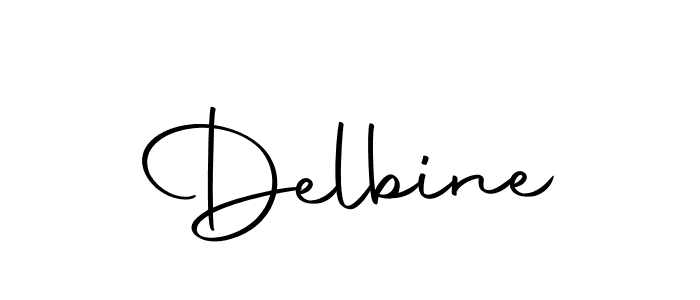 Delbine stylish signature style. Best Handwritten Sign (Autography-DOLnW) for my name. Handwritten Signature Collection Ideas for my name Delbine. Delbine signature style 10 images and pictures png