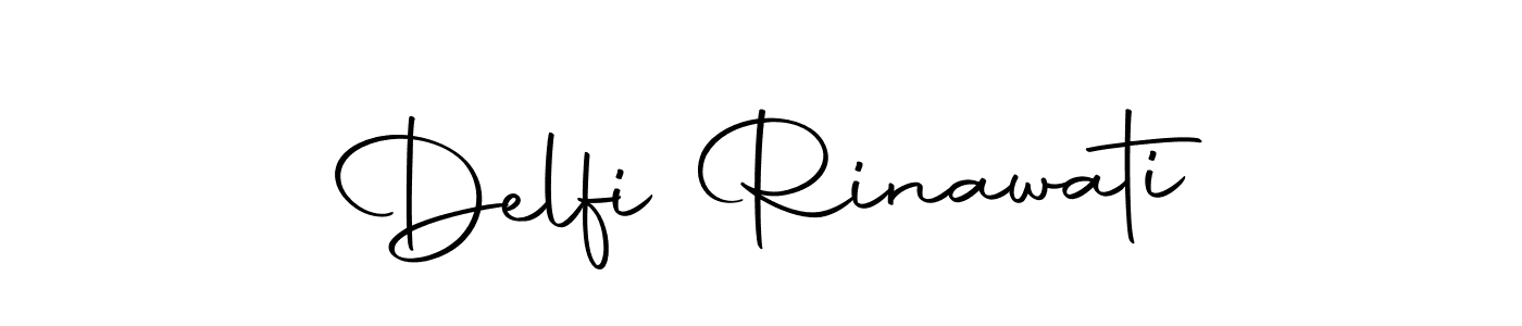 Design your own signature with our free online signature maker. With this signature software, you can create a handwritten (Autography-DOLnW) signature for name Delfi Rinawati. Delfi Rinawati signature style 10 images and pictures png