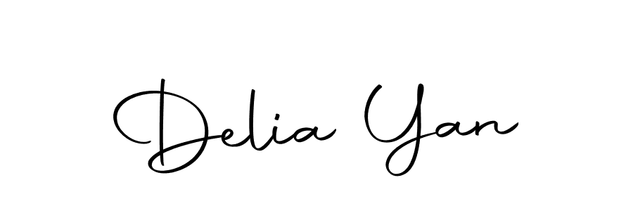 if you are searching for the best signature style for your name Delia Yan. so please give up your signature search. here we have designed multiple signature styles  using Autography-DOLnW. Delia Yan signature style 10 images and pictures png