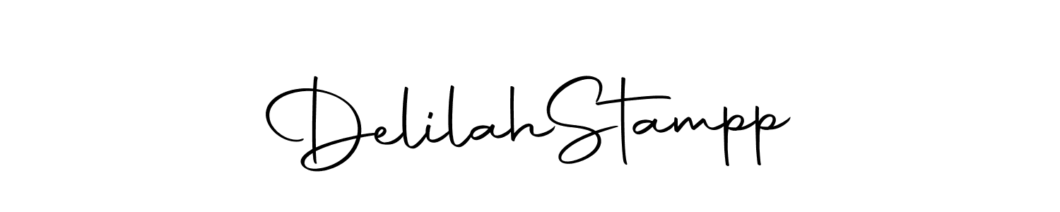 You should practise on your own different ways (Autography-DOLnW) to write your name (Delilah  Stampp) in signature. don't let someone else do it for you. Delilah  Stampp signature style 10 images and pictures png