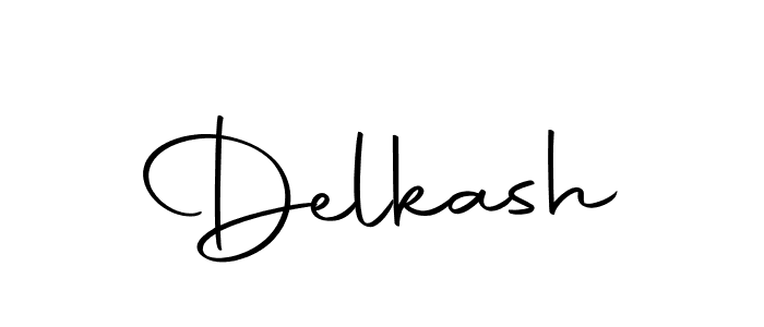 How to make Delkash signature? Autography-DOLnW is a professional autograph style. Create handwritten signature for Delkash name. Delkash signature style 10 images and pictures png