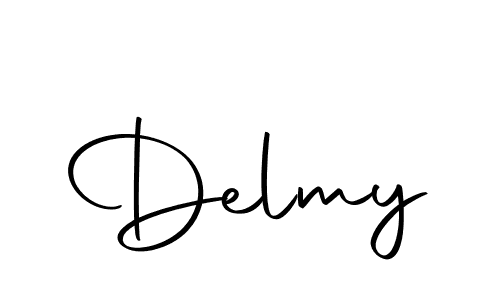 The best way (Autography-DOLnW) to make a short signature is to pick only two or three words in your name. The name Delmy include a total of six letters. For converting this name. Delmy signature style 10 images and pictures png