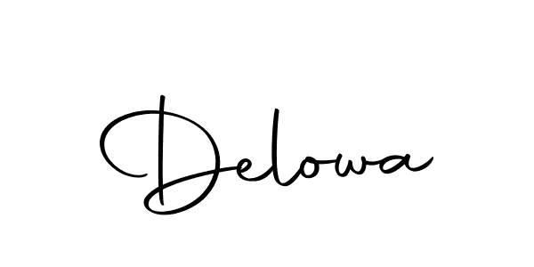 Similarly Autography-DOLnW is the best handwritten signature design. Signature creator online .You can use it as an online autograph creator for name Delowa. Delowa signature style 10 images and pictures png