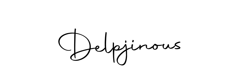 You should practise on your own different ways (Autography-DOLnW) to write your name (Delpjinous) in signature. don't let someone else do it for you. Delpjinous signature style 10 images and pictures png