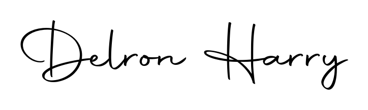 Upgrade your professional image with Delron Harry signature created with Autography-DOLnW font. Fast, free, and watermark-free download. Delron Harry signature style 10 images and pictures png