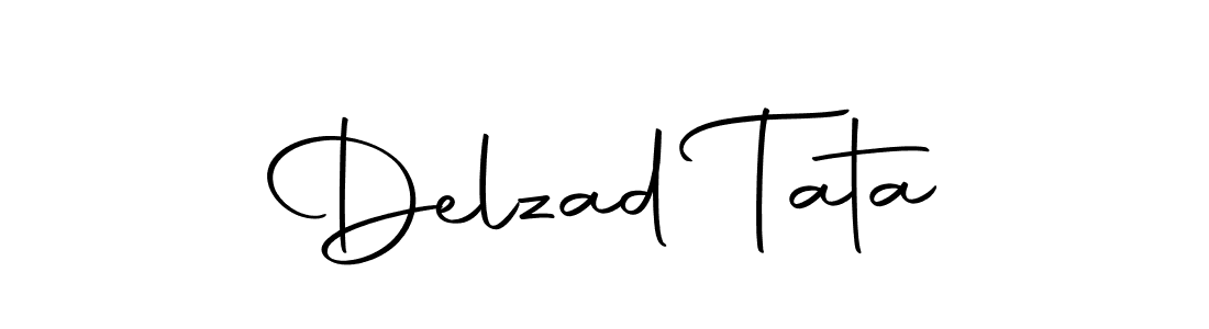 Use a signature maker to create a handwritten signature online. With this signature software, you can design (Autography-DOLnW) your own signature for name Delzad Tata. Delzad Tata signature style 10 images and pictures png