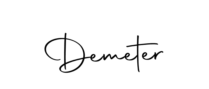 Make a beautiful signature design for name Demeter. Use this online signature maker to create a handwritten signature for free. Demeter signature style 10 images and pictures png