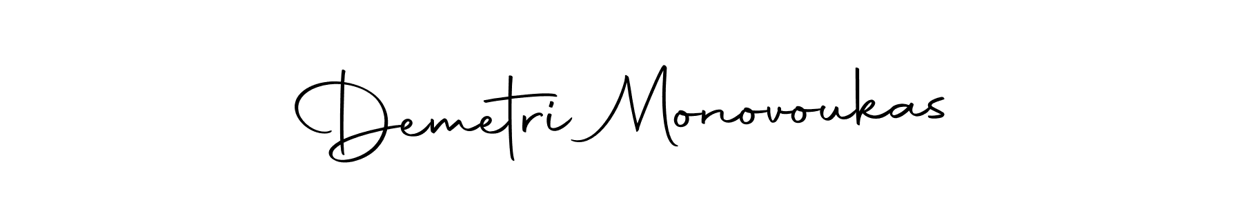 You should practise on your own different ways (Autography-DOLnW) to write your name (Demetri Monovoukas) in signature. don't let someone else do it for you. Demetri Monovoukas signature style 10 images and pictures png