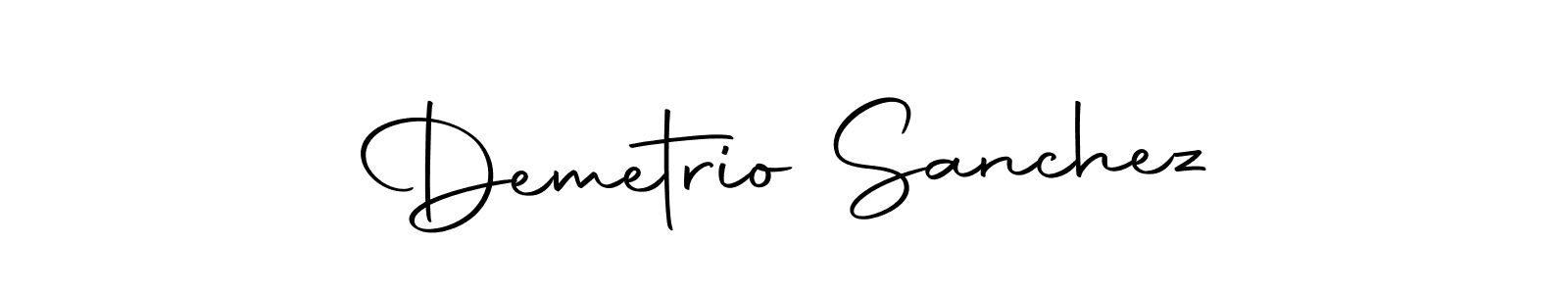 Make a short Demetrio Sanchez signature style. Manage your documents anywhere anytime using Autography-DOLnW. Create and add eSignatures, submit forms, share and send files easily. Demetrio Sanchez signature style 10 images and pictures png