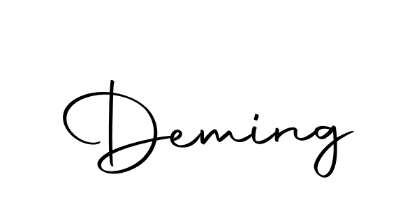if you are searching for the best signature style for your name Deming. so please give up your signature search. here we have designed multiple signature styles  using Autography-DOLnW. Deming signature style 10 images and pictures png