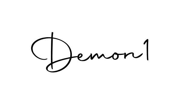 Create a beautiful signature design for name Demon1. With this signature (Autography-DOLnW) fonts, you can make a handwritten signature for free. Demon1 signature style 10 images and pictures png