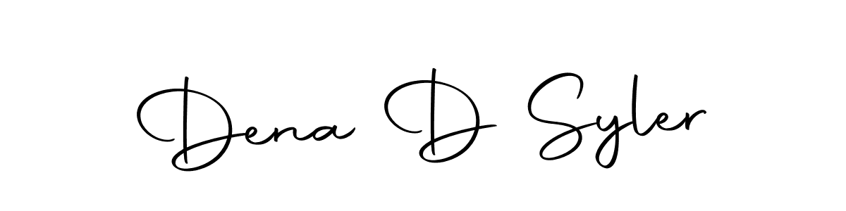 It looks lik you need a new signature style for name Dena D Syler. Design unique handwritten (Autography-DOLnW) signature with our free signature maker in just a few clicks. Dena D Syler signature style 10 images and pictures png