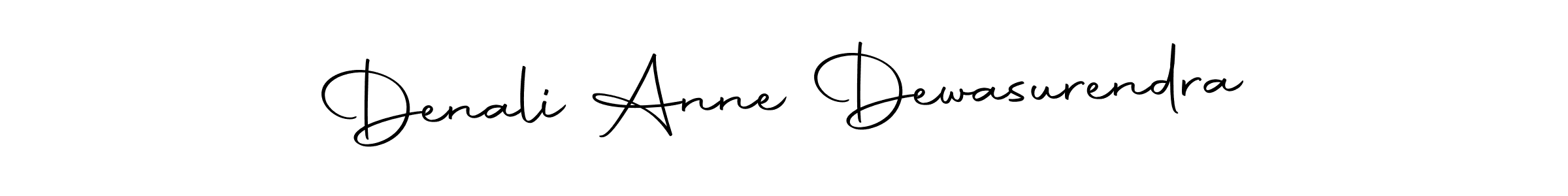 Make a beautiful signature design for name Denali Anne Dewasurendra. Use this online signature maker to create a handwritten signature for free. Denali Anne Dewasurendra signature style 10 images and pictures png