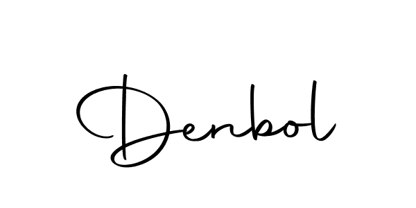 You should practise on your own different ways (Autography-DOLnW) to write your name (Denbol) in signature. don't let someone else do it for you. Denbol signature style 10 images and pictures png