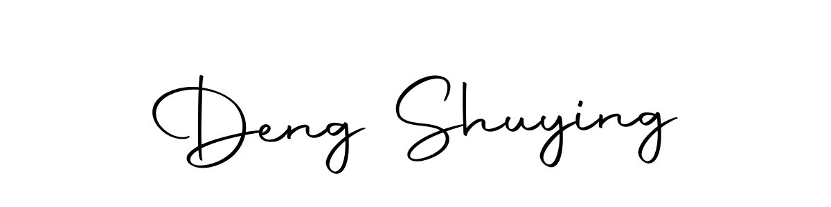 How to make Deng Shuying signature? Autography-DOLnW is a professional autograph style. Create handwritten signature for Deng Shuying name. Deng Shuying signature style 10 images and pictures png