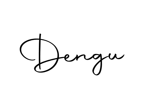 Design your own signature with our free online signature maker. With this signature software, you can create a handwritten (Autography-DOLnW) signature for name Dengu. Dengu signature style 10 images and pictures png