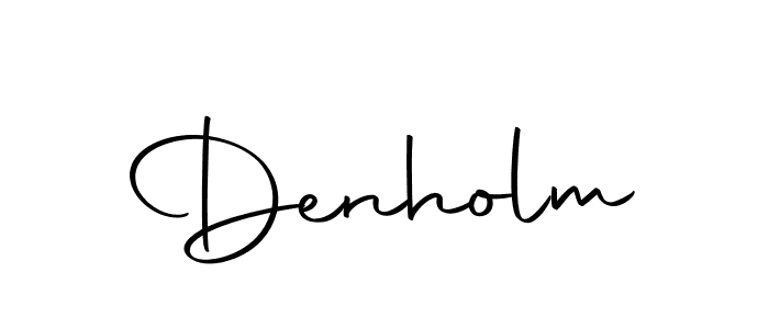 You should practise on your own different ways (Autography-DOLnW) to write your name (Denholm) in signature. don't let someone else do it for you. Denholm signature style 10 images and pictures png
